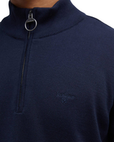 Barbour Mens Cotton 1/4 Zip Jumper Sweater