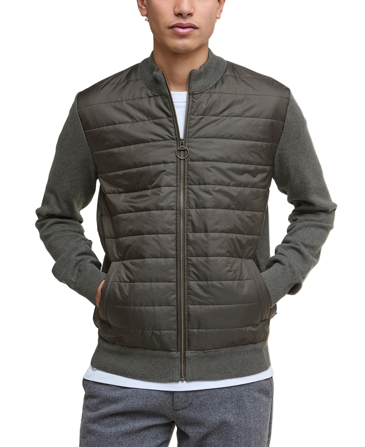 Barbour Mens Essential Carn Quilted Jumper