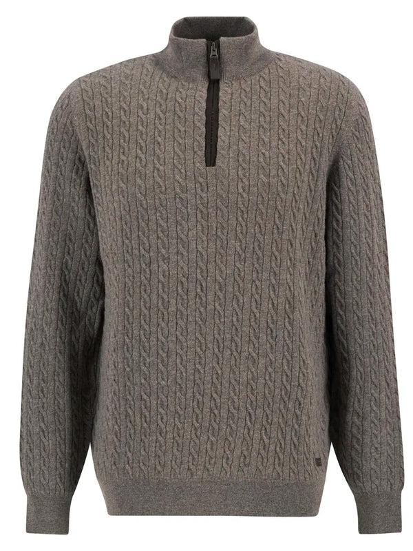 Barbour Mens Ramsden Half Zip Jumper Sweater