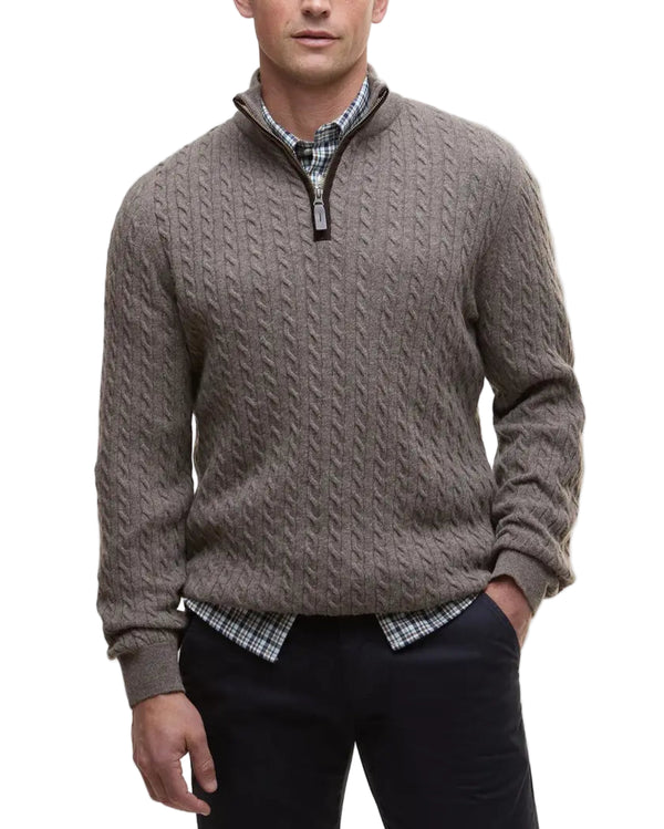 Barbour Mens Ramsden Half Zip Jumper Sweater