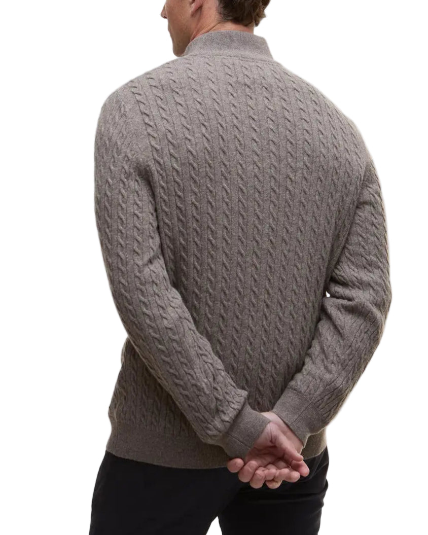 Barbour Mens Ramsden Half Zip Jumper Sweater