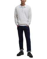 Barbour Mens Smeaton Knitted Long Sleeve Polo Shirt