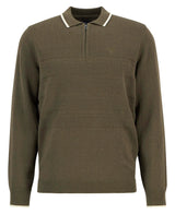 Barbour Mens Fenhill Knitted Long Sleeve Polo Shirt