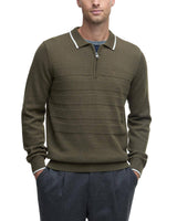 Barbour Mens Fenhill Knitted Long Sleeve Polo Shirt
