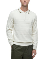 Barbour Mens Fenhill Knitted Long Sleeve Polo Shirt