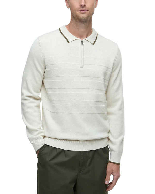 Barbour Mens Fenhill Knitted Long Sleeve Polo Shirt