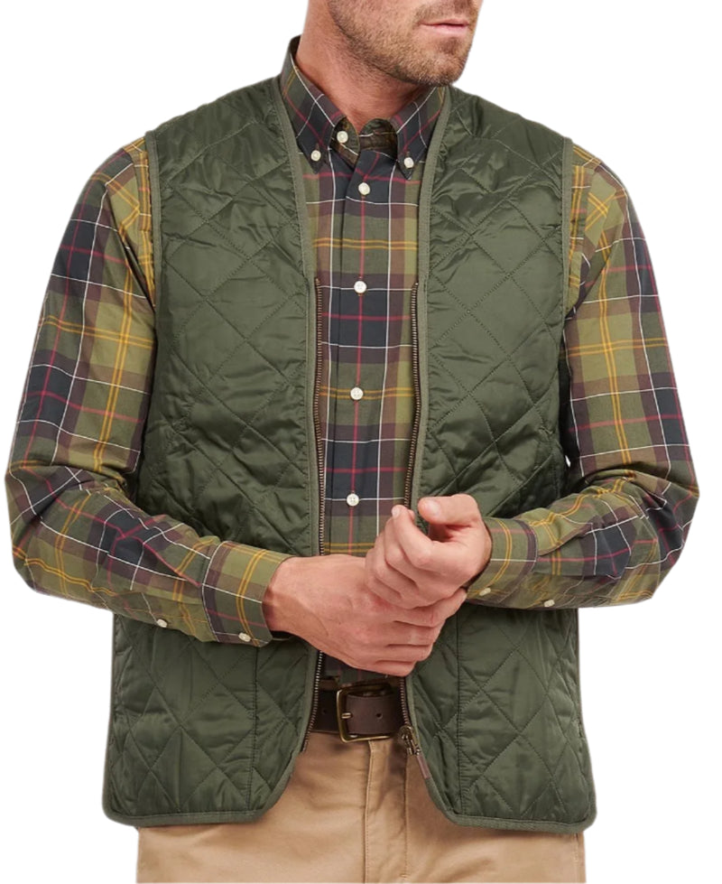 Barbour Mens Quilted Zip-In Liner Vest