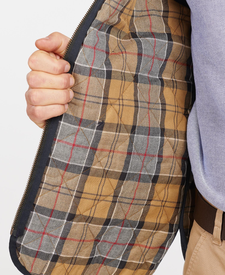 Barbour Mens Quilted Zip-In Liner Vest