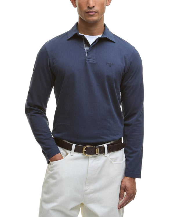 Barbour Mens Margrove Tailored Long Sleeve Polo Shirt