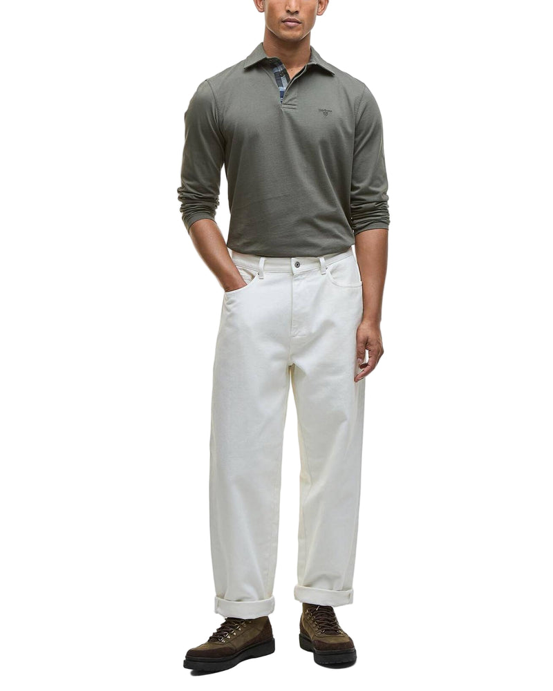 Barbour Mens Margrove Tailored Long Sleeve Polo Shirt
