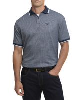 Barbour Mens Weston Textured Short Sleeve Polo Shirt