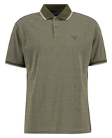 Barbour Mens Weston Textured Short Sleeve Polo Shirt