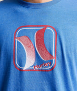 Hurley Mens Iconic Logo Short Sleeve T-Shirt