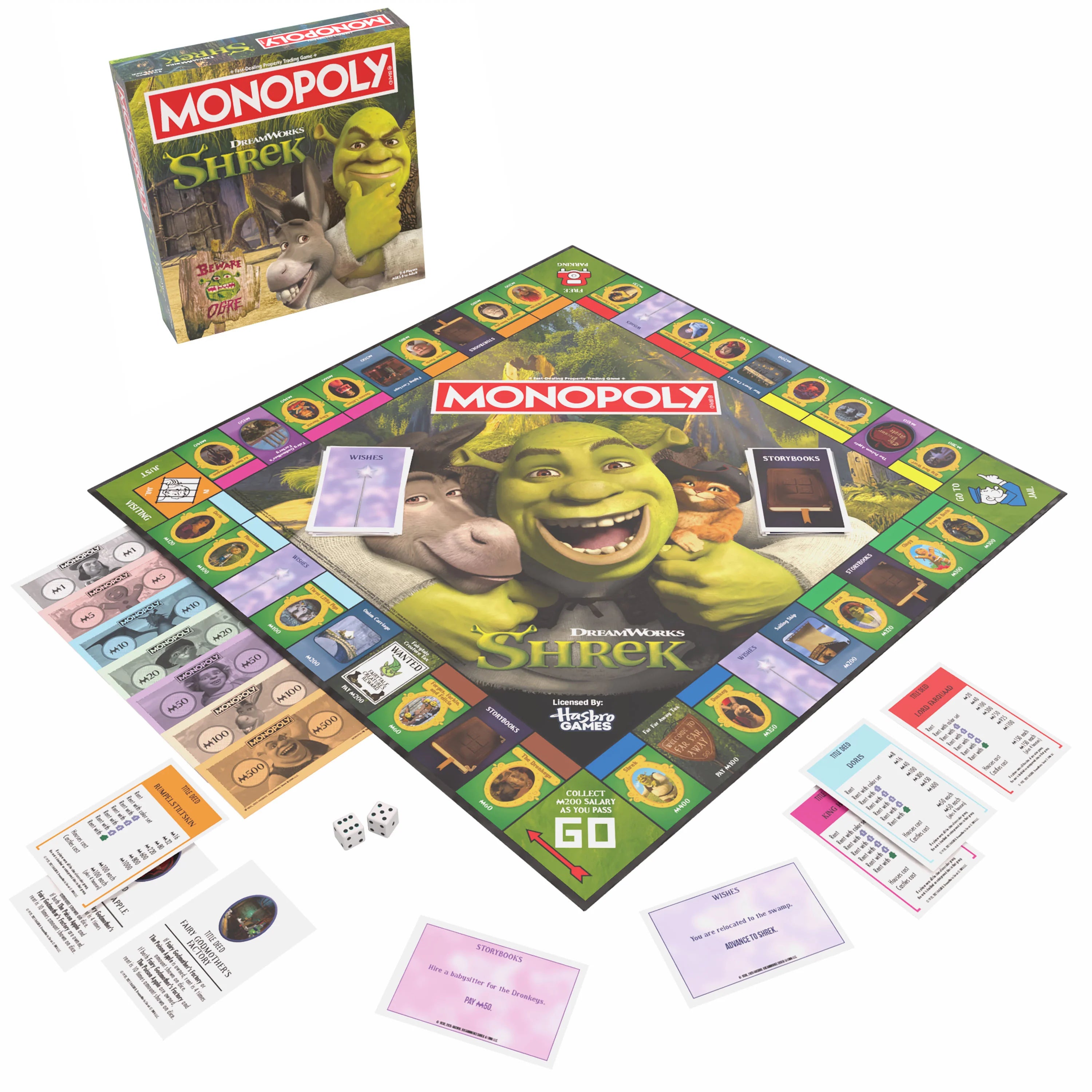 The OP Games Monopoly: Shrek Board Game