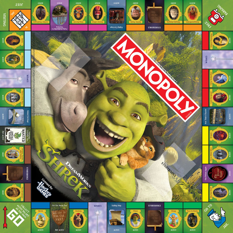 The OP Games Monopoly: Shrek Board Game