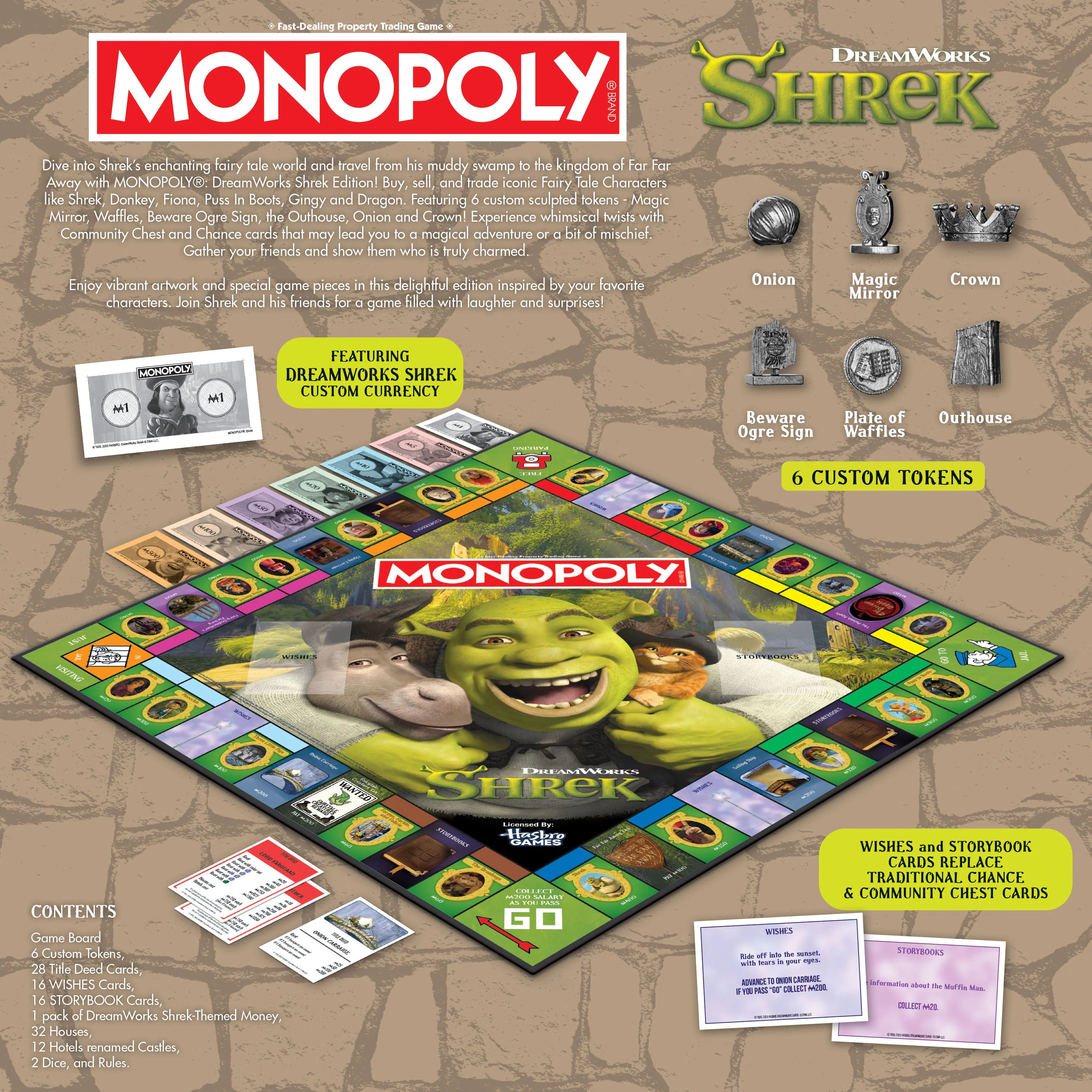 The OP Games Monopoly: Shrek Board Game