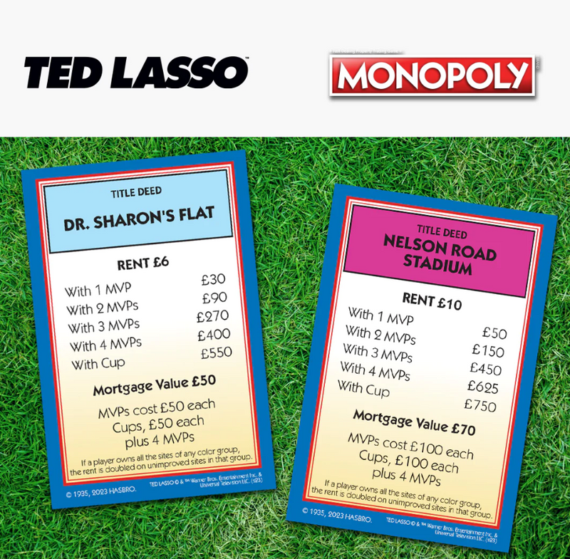 The OP Games Monopoly: Ted Lasso Board Game