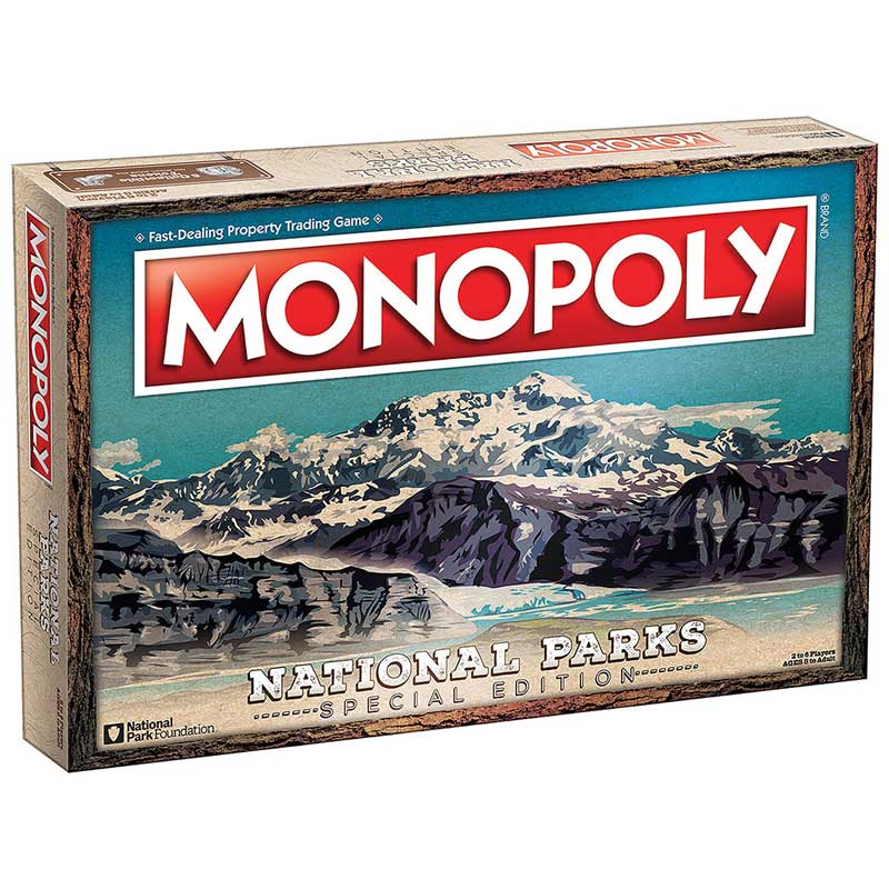 The OP Games Monopoly: National Parks Edition Board Game