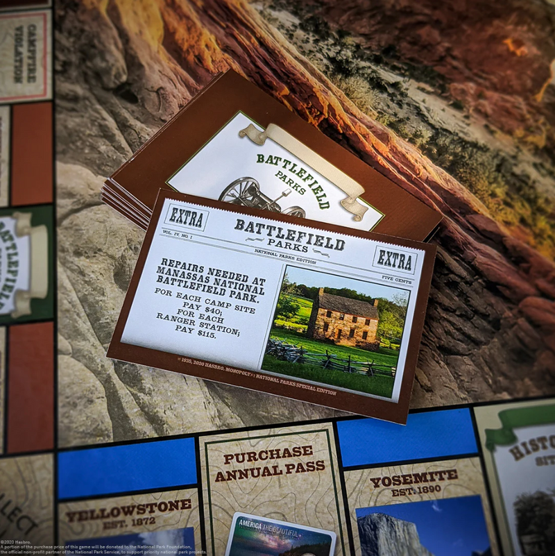 The OP Games Monopoly: National Parks Edition Board Game