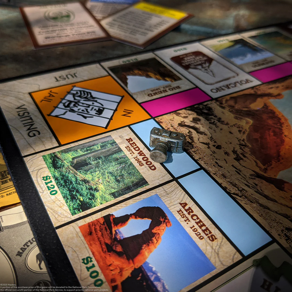 The OP Games Monopoly: National Parks Edition Board Game