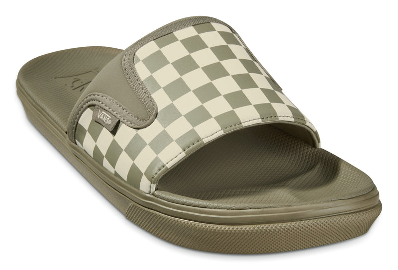 Vans Ultracush Slide Vans Checkerboard Slip On Sandals Woven