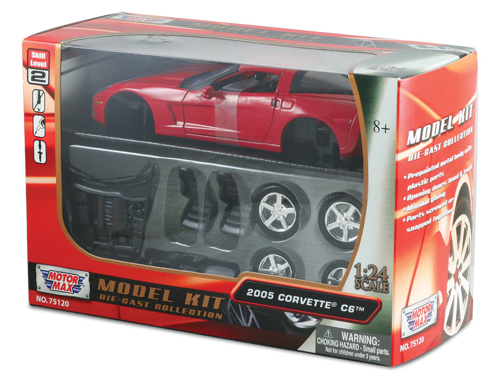 Wow Toyz 2005 Corvette C6 1:24 Scale Model Kit