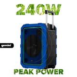 Gemini Rechargeable Weather-Resistant Trolley Speaker