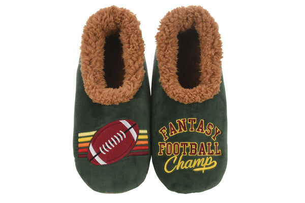 Snoozies Mens Fantasy Football Champ Pairable Slipper