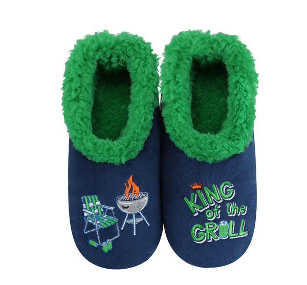 Snoozies Mens King Of The Grill Pairable Slipper