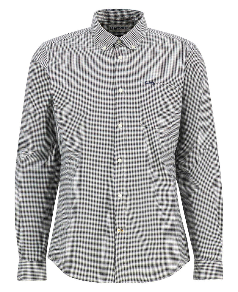 Barbour Mens Halton Gingham Tailored Long Sleeve Shirt