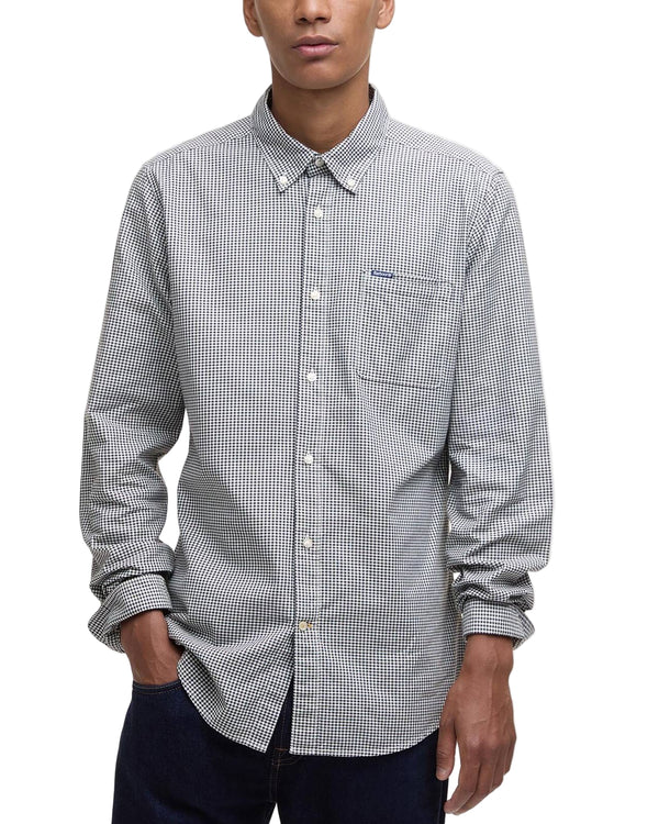 Barbour Mens Halton Gingham Tailored Long Sleeve Shirt