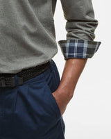 Barbour Mens Huntly Houndstooth Tailored Long Sleeve Shirt