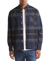 Barbour Mens Mineral Tartan Dunoon Authentic-Fit Long Sleeve Shirt