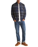 Barbour Mens Mineral Tartan Dunoon Authentic-Fit Long Sleeve Shirt