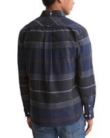 Barbour Mens Mineral Tartan Dunoon Authentic-Fit Long Sleeve Shirt