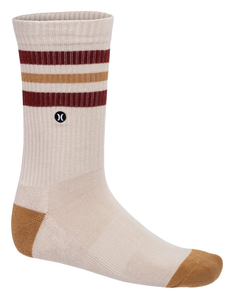 Hurley Mens H2O-Dri Printed Crew Socks
