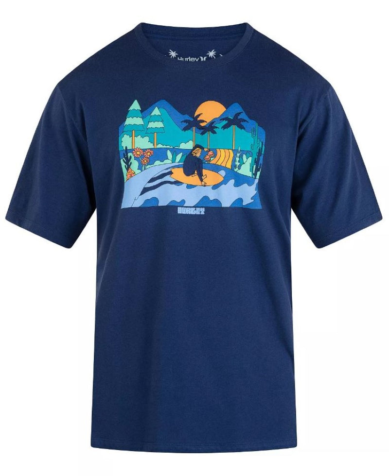 Hurley Mens Everyday Sur Surf Short Sleeve T-Shirt