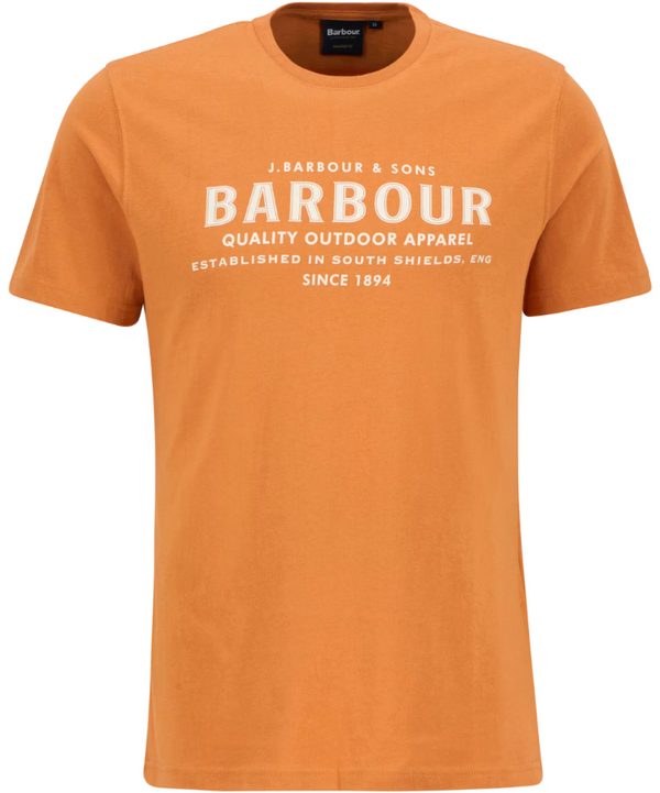 Barbour Mens Moorside Logo Short Sleeve T-Shirt