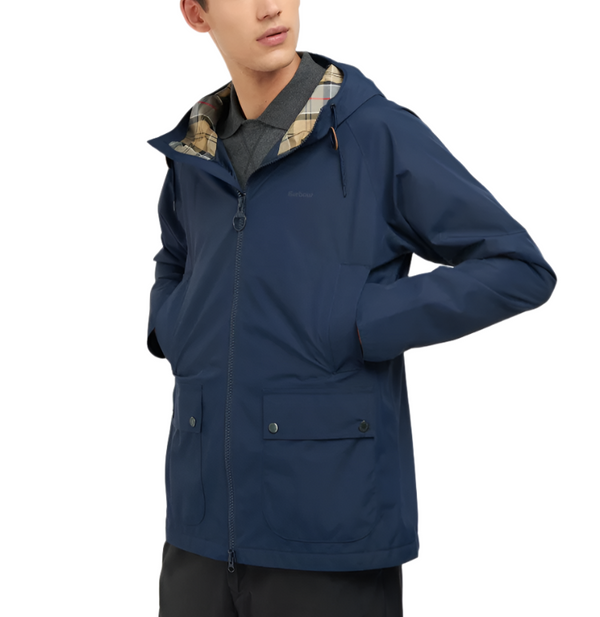 Barbour Mens Hooded Domus Waterproof Jacket