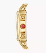 Michele Deco 18K Gold-Plated Diamond Watch