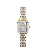 Michele Deco Madison Mini Diamond Two-Tone 18K Gold-Plated Watch