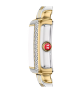 Michele Deco Madison Mini Diamond Two-Tone 18K Gold-Plated Watch