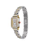 Michele Deco Madison Mini Diamond Two-Tone 18K Gold-Plated Watch