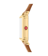 Michele Deco Park 18K Gold-Plated Watch