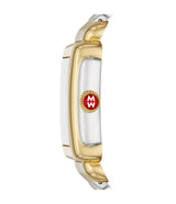Michele Deco Madison Mid Two-Tone 18K Gold-Plated Diamond Dial Watch