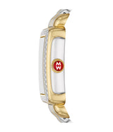 Michele Deco Mid Two-Tone 18K Gold-Plated Diamond Watch