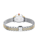 Michele Serein Oval DIamond Two-Tone 18K Gold-Plated Watch