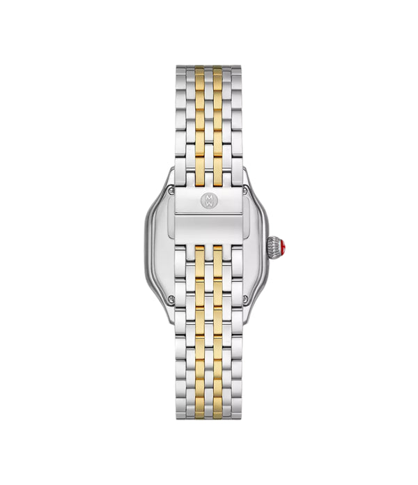 Michele Meggie Two-Tone 18K Gold-Plated Diamond Dial Watch