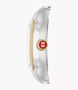 Michele Meggie Two-Tone 18K Gold-Plated Diamond Dial Watch