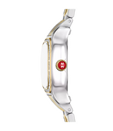 Michele Meggie Mini Diamond Two-Tone 18K Gold-Plated Watch